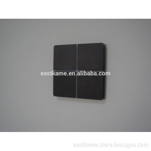 2017 hot aluminum metal switch/4 gang wall switch for knx